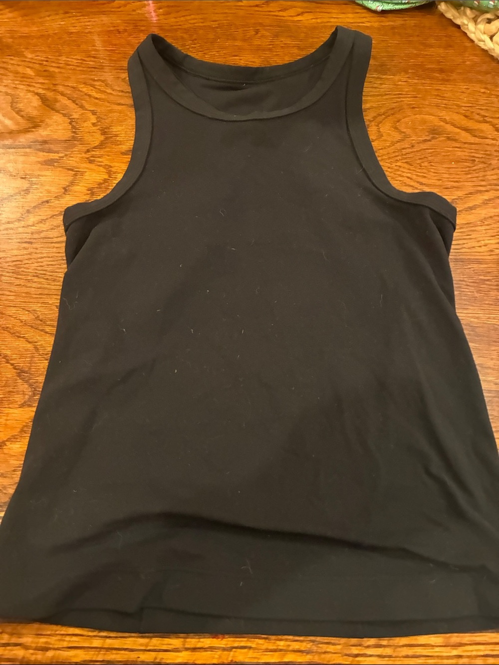 lululemon athletica Black Racerback Tank Top